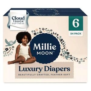 Millie Moon Size 6 Diapers Luxury Diapers 54 Count for Baby Cloud Touch‎